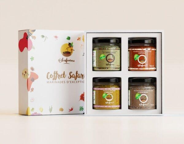 Coffret de 4 marinades d'Okedjenou